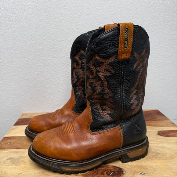 Rocky Boots Original Ride Flx Western Boot Women Size 8 M Waterproof - Picture 3 of 14
